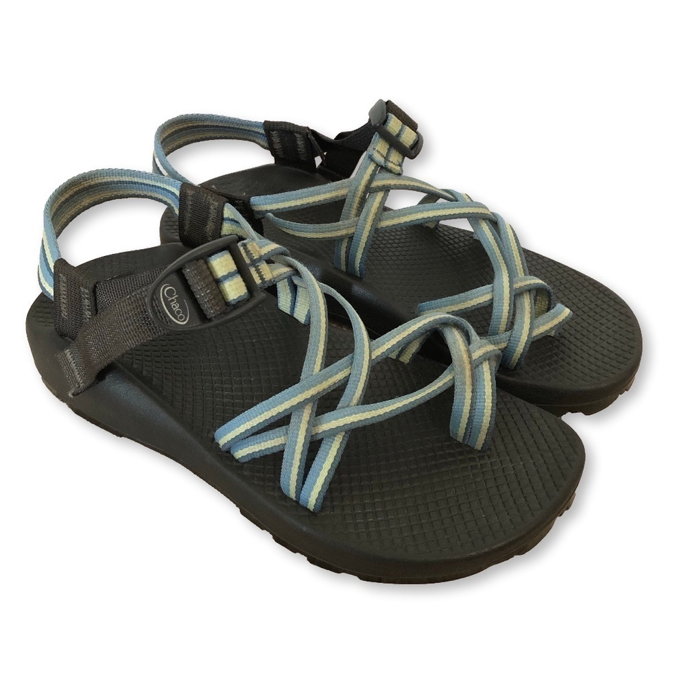 Chaco ZX2 Classic Women's Size 8 Black Blue Vibram Sandal